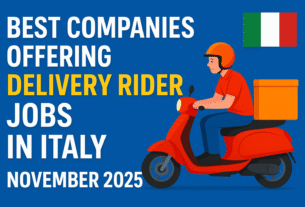 Best Companies Offering Delivery Rider Jobs in Italy in November 2025